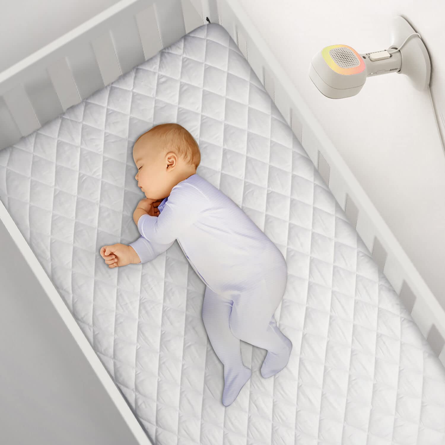 Hubble Connected Nursery PAL Cloud Individual Smart Wi-Fi habilitado para bebé Monitor con Visor de Unidad Principal de Color HD de 5 Pulgadas, 2 Unidades de cámara, Sonidos calmantes precargados,