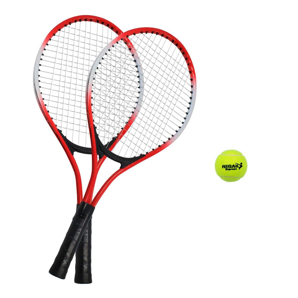 LINAHEALTH | Juego de Tenis, 2 Raquetas Multi filamentos 1 Pelota de Tenis