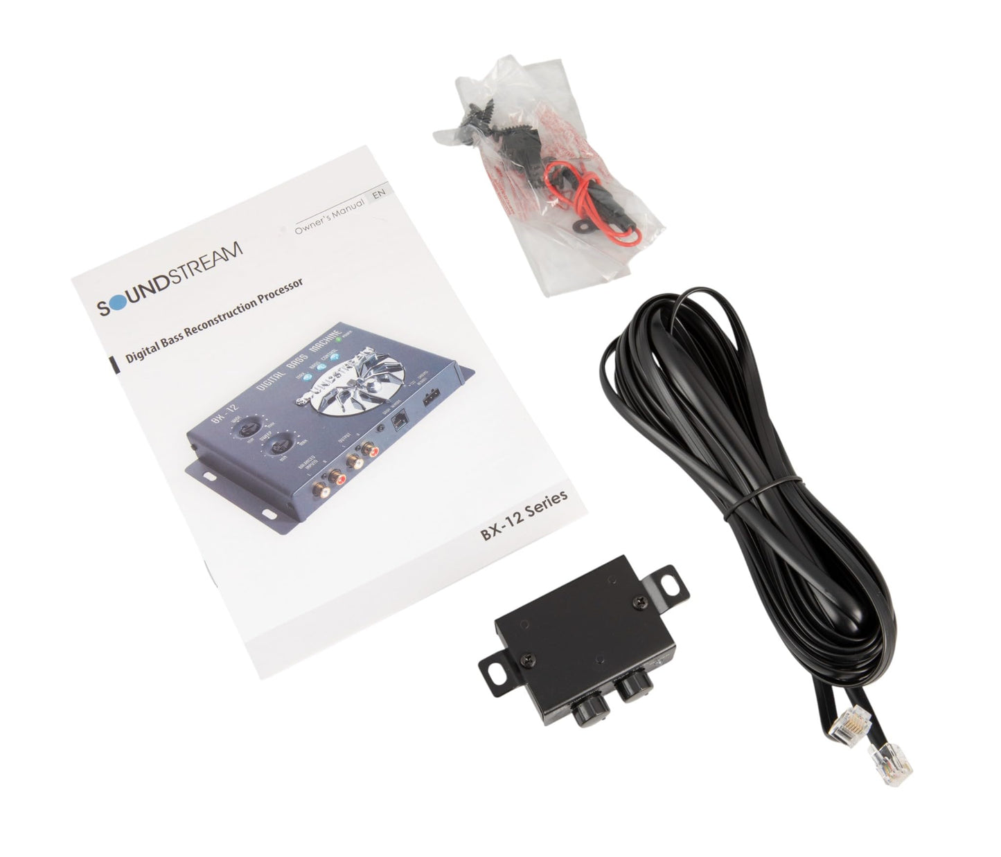 Soundstream BX-12W Digital Bass Processor with Remote (White)