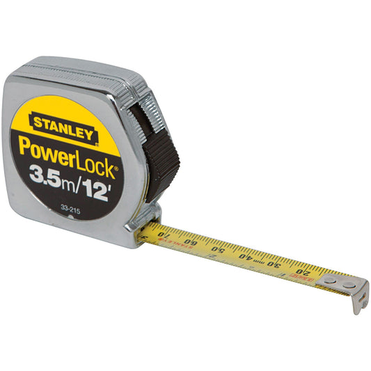 Cinta Métrica STANLEY Power Lock 3.5 m Modelo 33-215MX