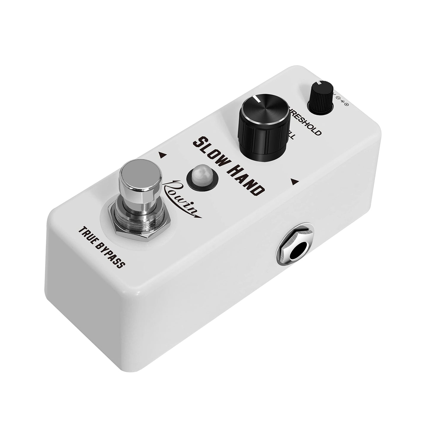 Pedal de Guitarra Digital Rowin Negro True Bypass para Guitarra Eléctrica y Bajo
