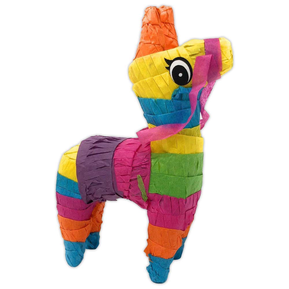Piñata Mini Burro Rhode Island Novelty Multicolor para Todas las Edades