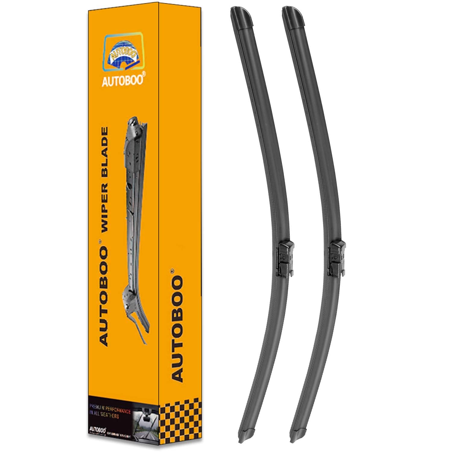 AUTOBOO - Limpiaparabrisas de repuesto para Tesla Model 3 2017 2018 2019 2020 2021 2022 2023 2024 2025 Modelo Y 2020 2021 2022 2023-2023 25 -Calidad original de fábrica (paquete de 2)