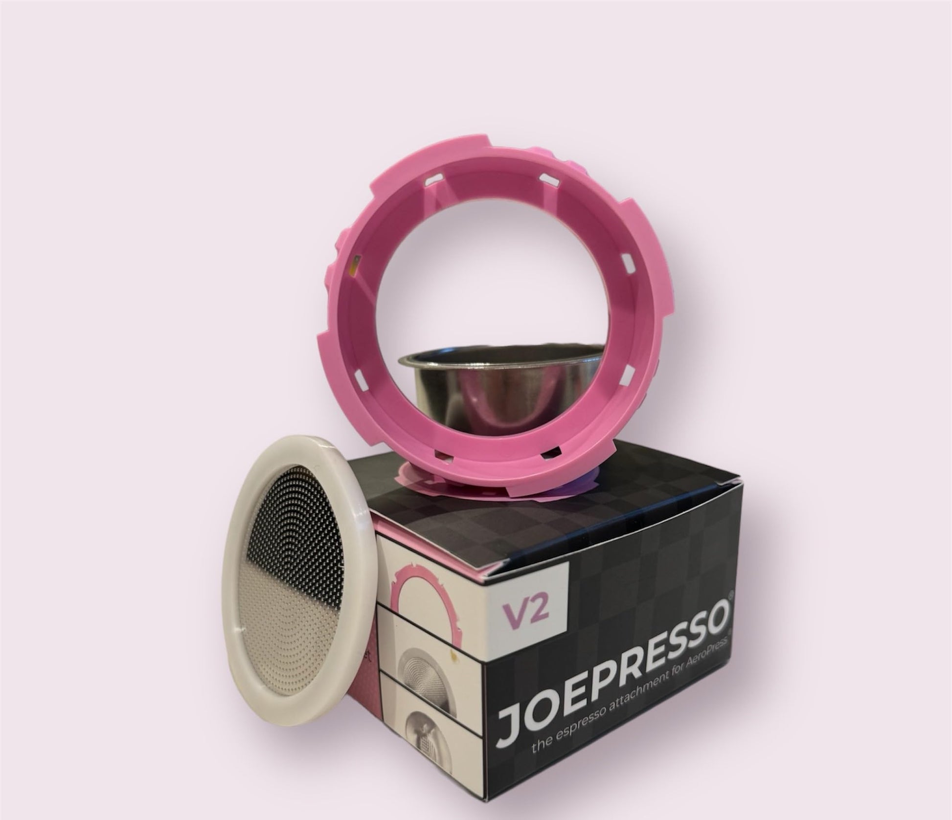 Cafetera JOEPRESSO V2 Rosa de Verano