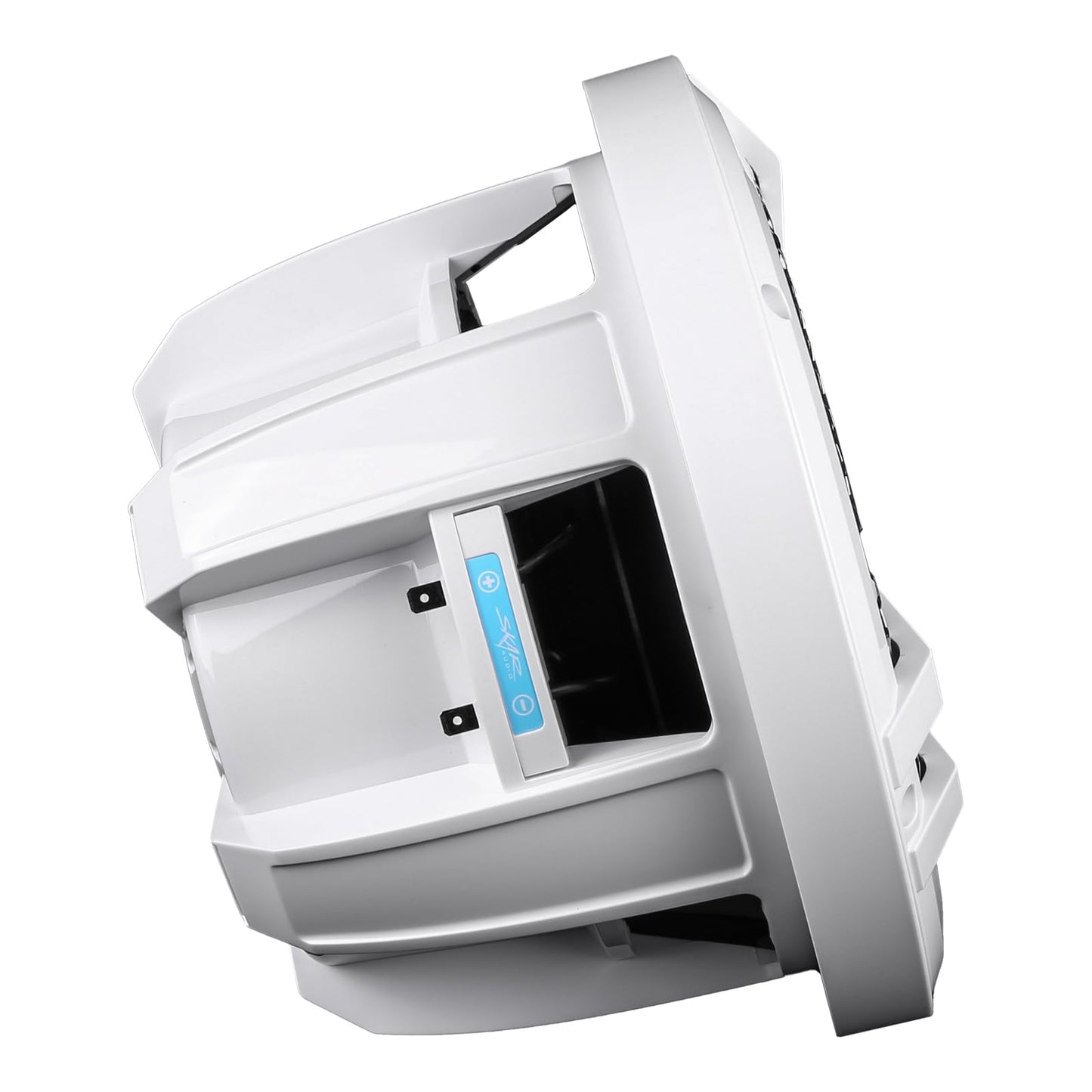 Skar Audio SKM10WD2 Subwoofer marino de 25,4 cm, 1000 W, potencia máxima dual de 2 ohmios (blanco)