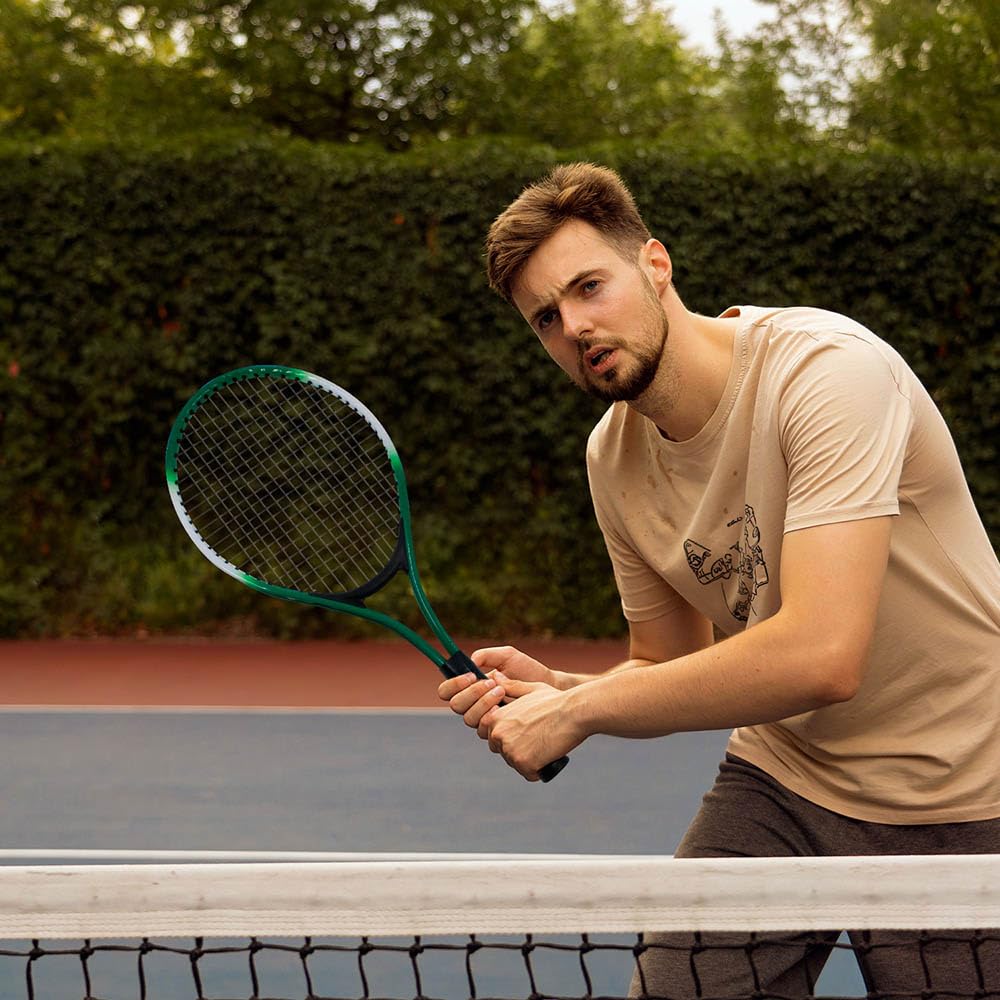 LINAHEALTH | Juego de Tenis, 2 Raquetas Multi filamentos 1 Pelota de Tenis