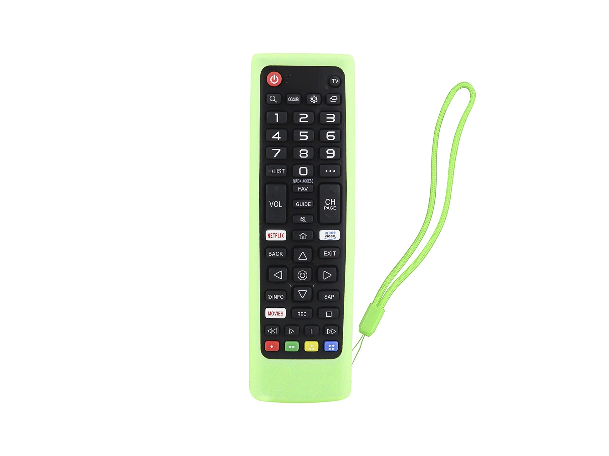 Funda para Control LG AKB75095307 AKB75375604 AKB74915305 Universal a Prueba de Golpes Protectora Silicon Case Protector (Green)