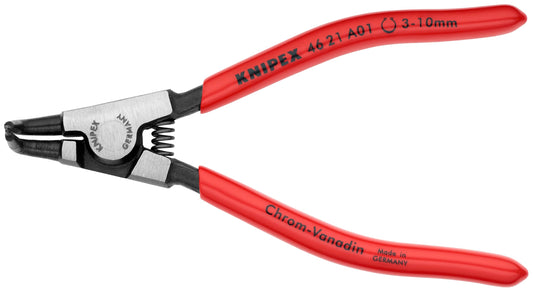Knipex 46 21 A01 Pinza Para Anillos De Retención Para Anillos De Retención Exteriores De Ejes Acabado Pavonado 125 Mm