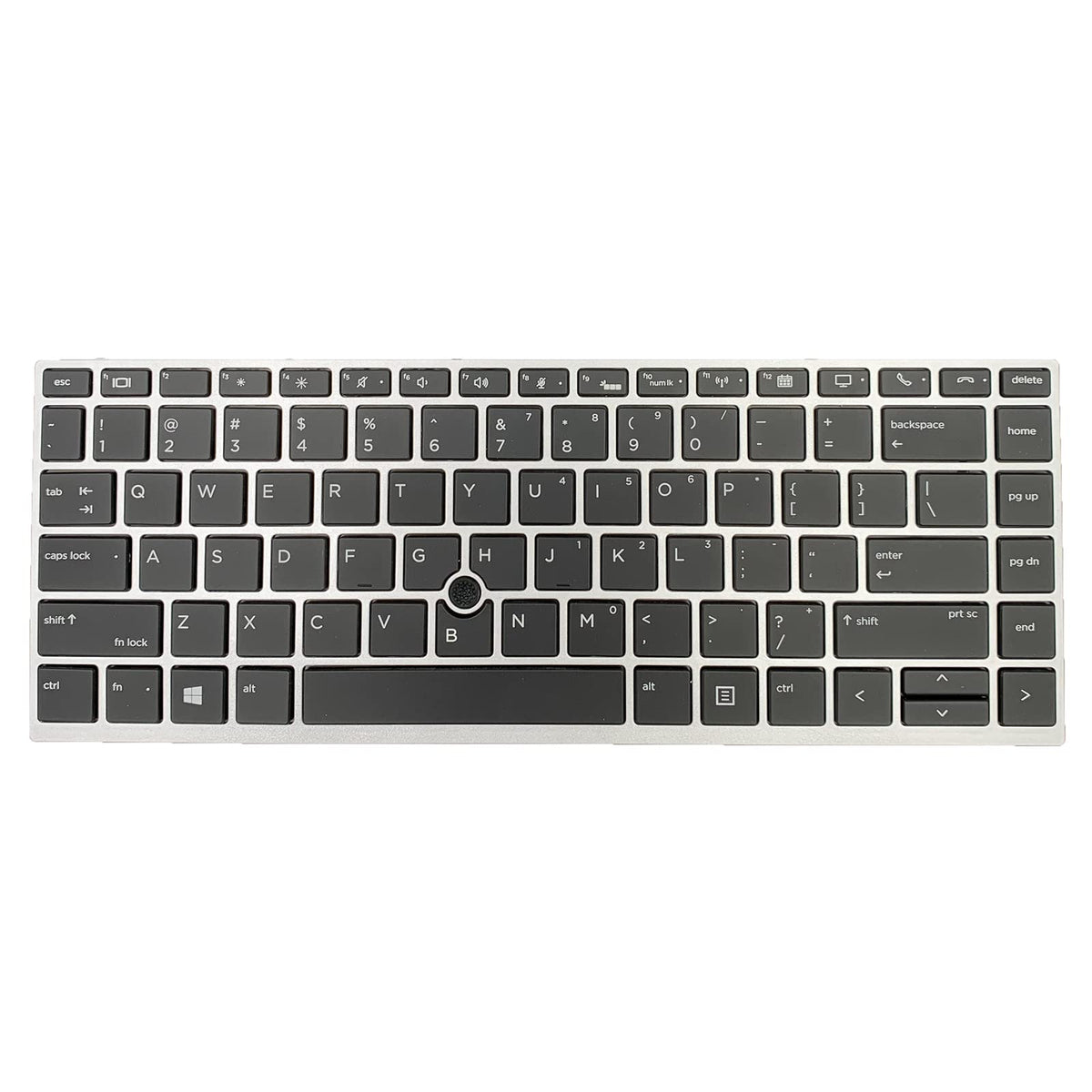 Teclado Repuesto Tiugochr Negro Retroiluminación para Portátil HP Elitebook 840 G5 G6 745 G5