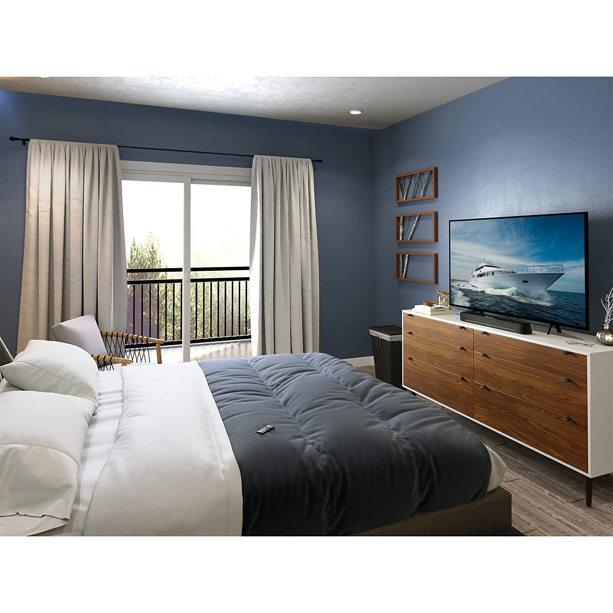 Barra de Sonido Yamaha SR-C20A Negra con Subwoofer Incorporado y Bluetooth Renovada