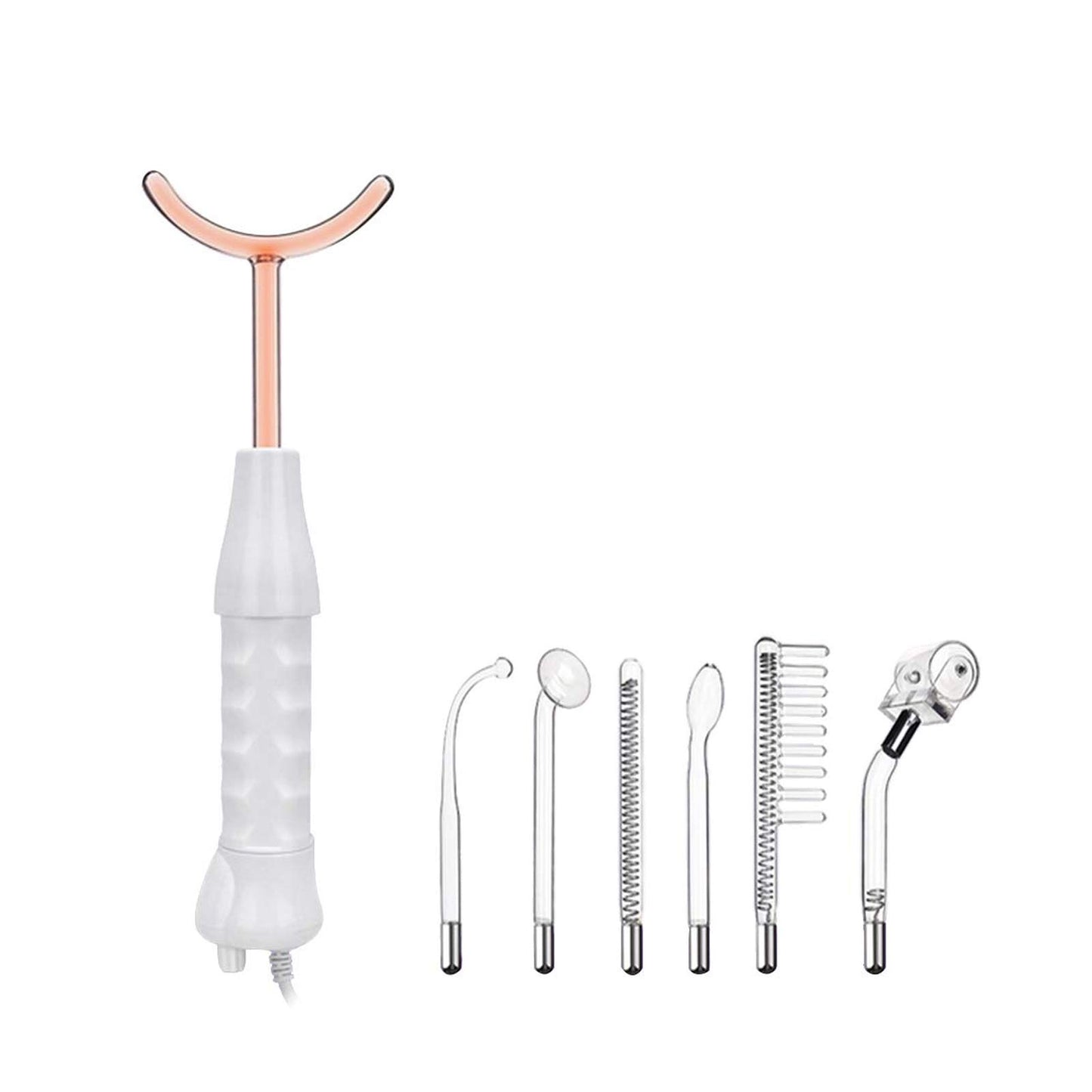 Elitzia- Dispositivo de tonificación de la piel para el cuidado facial de alta frecuencia con 7 tubos de electrodos y 2 opciones de colores ETSC640N (