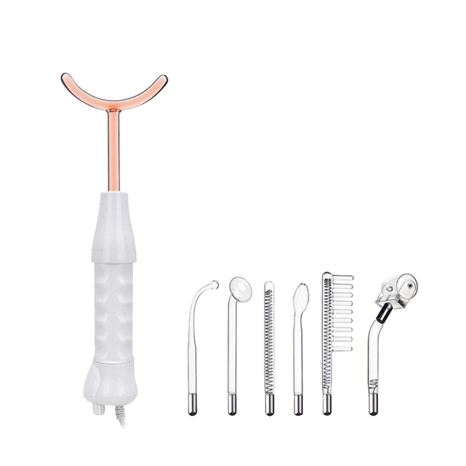 Elitzia- Dispositivo de tonificación de la piel para el cuidado facial de alta frecuencia con 7 tubos de electrodos y 2 opciones de colores ETSC640N (