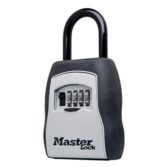 Caja de Seguridad Master Lock Negro, Talla Portable con Capacidad para 5 Llaves