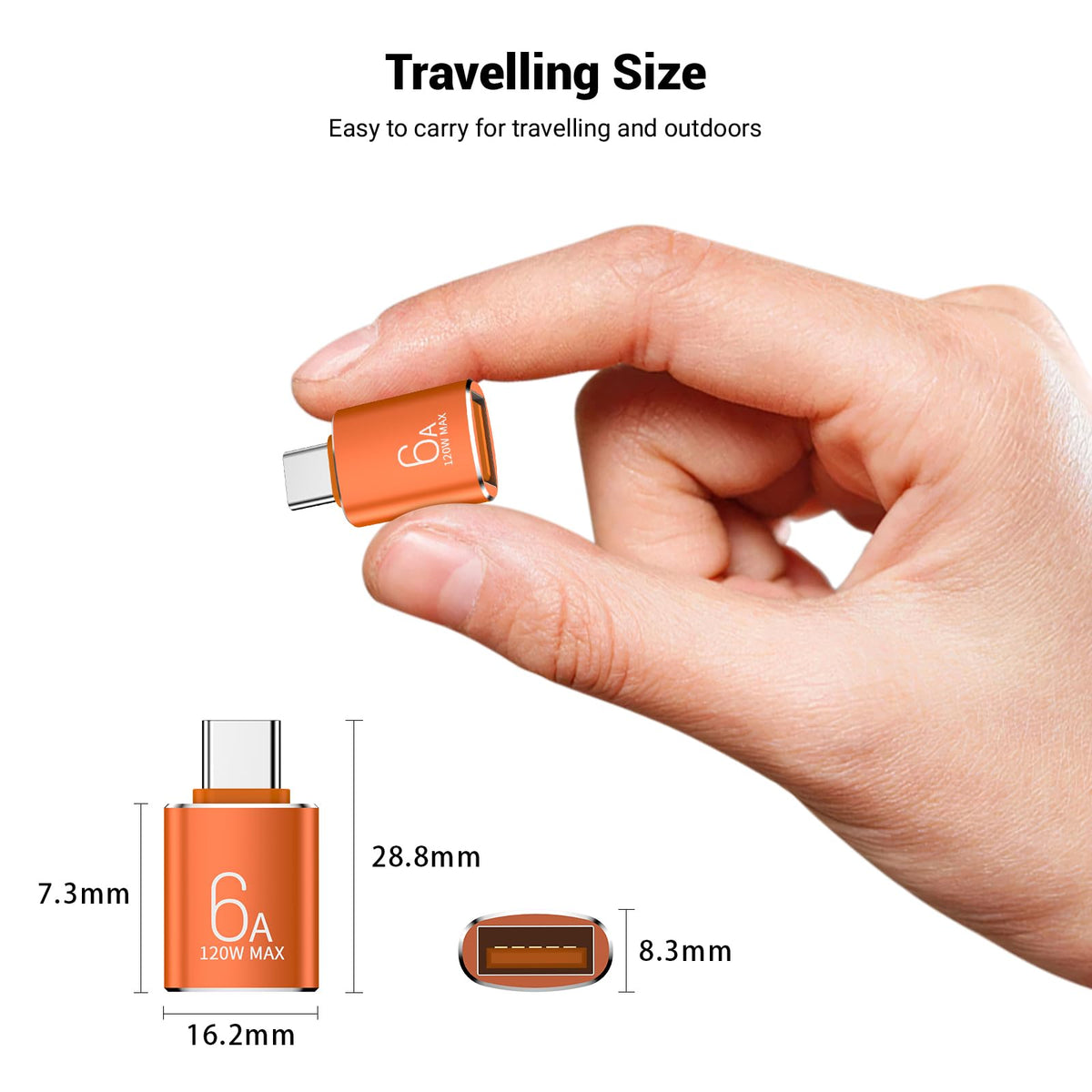 Adaptador USB C Pastall 10 Gbps 120 W USB3.1