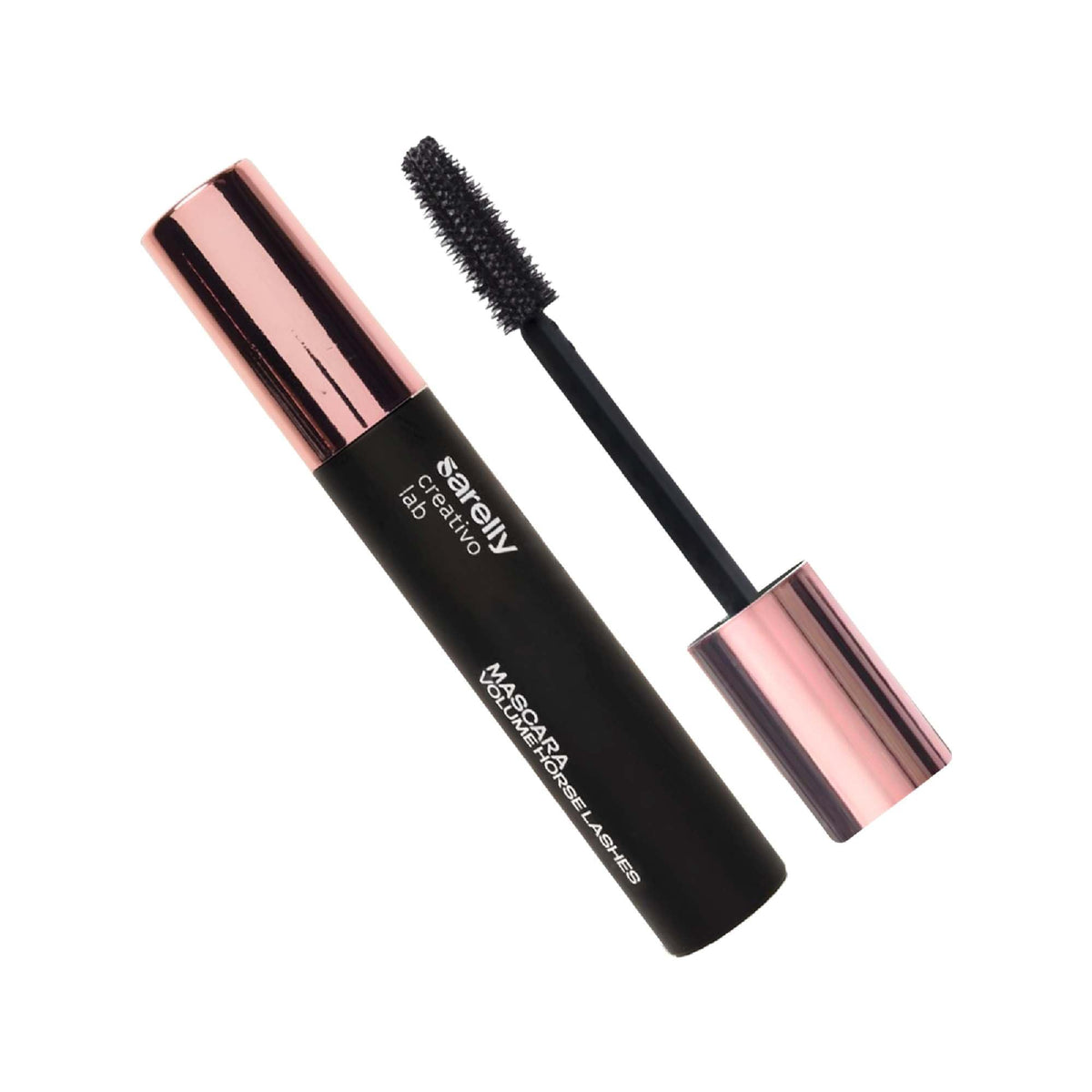 Sarelly Máscara waterproof HORSE LASHES BLACK ⁠Máscara de Pestañas Voluminizadora