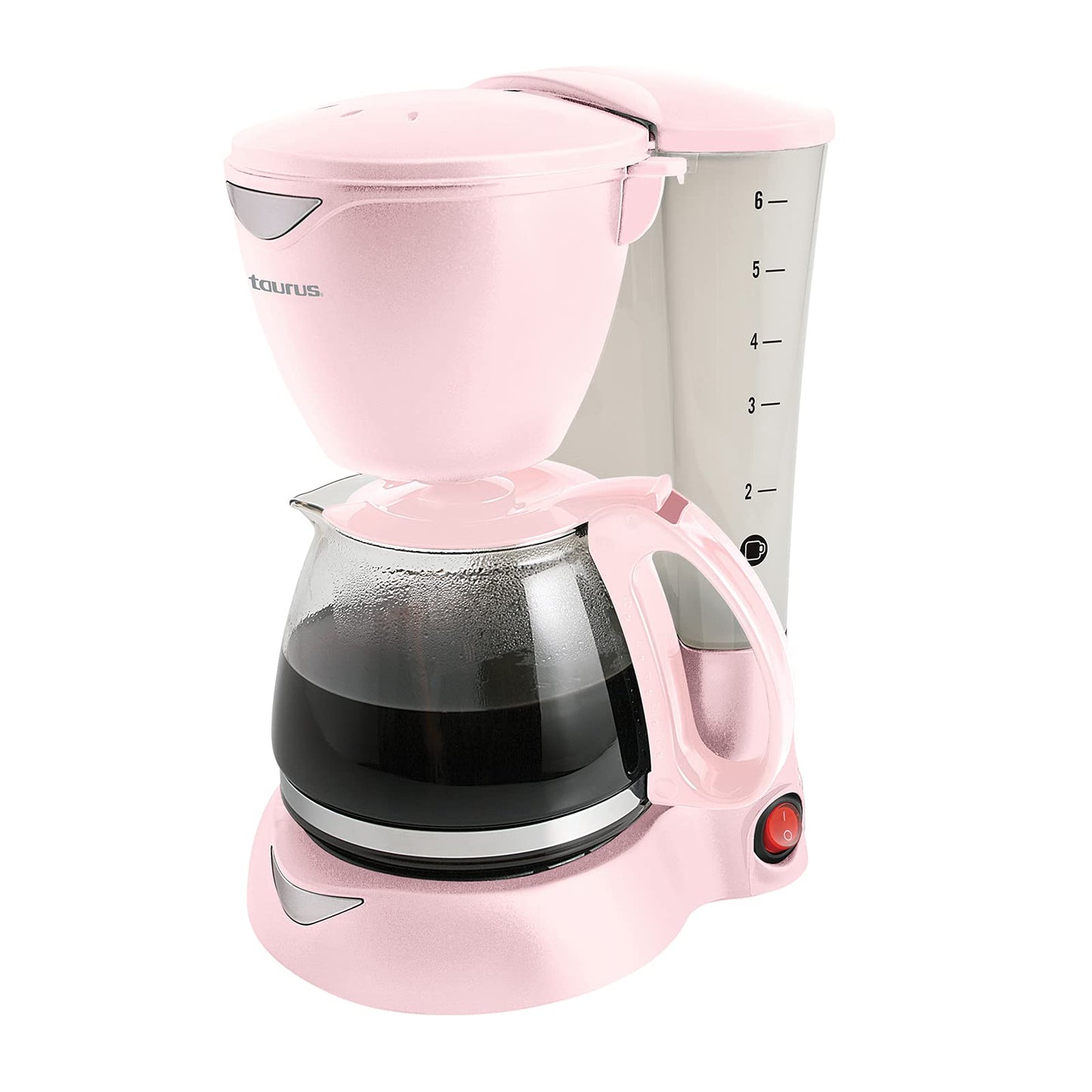 Cafetera de Goteo Taurus Ribbon 6 Tazas con Filtro Permanente y Jarra de Vidrio