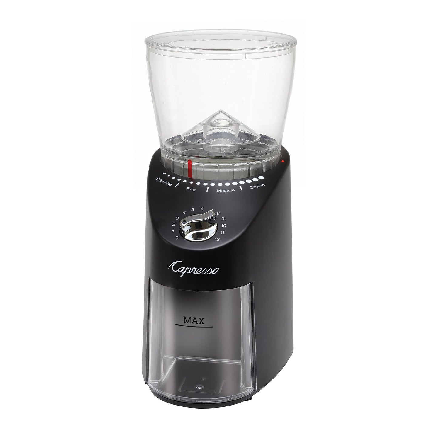 Capresso Infinity Plus - Molinillo cónico negro