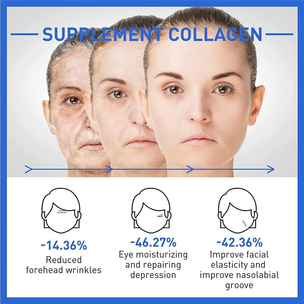 Suero antienvejecimiento, crema antiarrugas para mujeres, corrector de manchas oscuras y suero de colágeno antienvejecimiento para todo tipo de piel (3PCS)