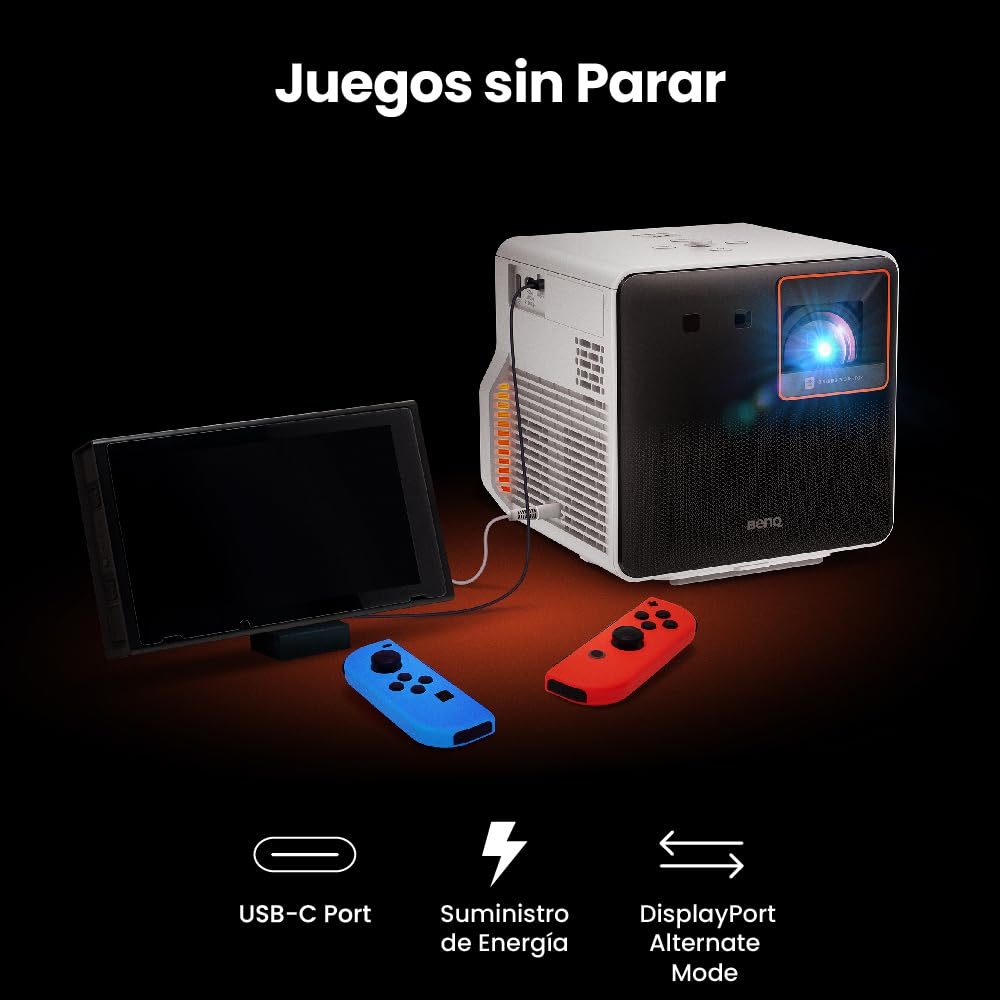 BenQ Proyector de Corta Distancia para Consolas de Videojuegos X300G 4K HDR, portátil