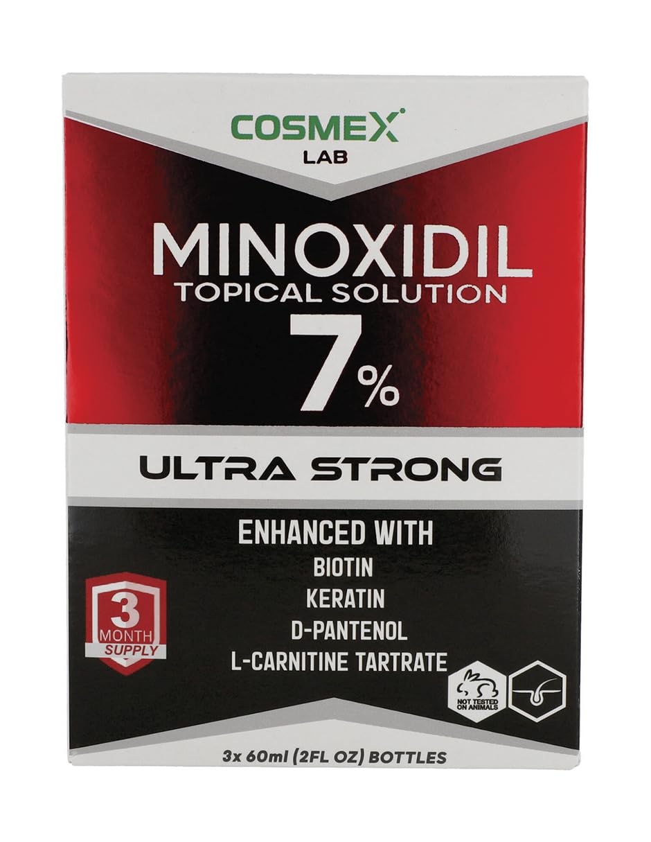Loción Capilar Anticaída con Minoxidil Fortificado con Biotina 3 Meses