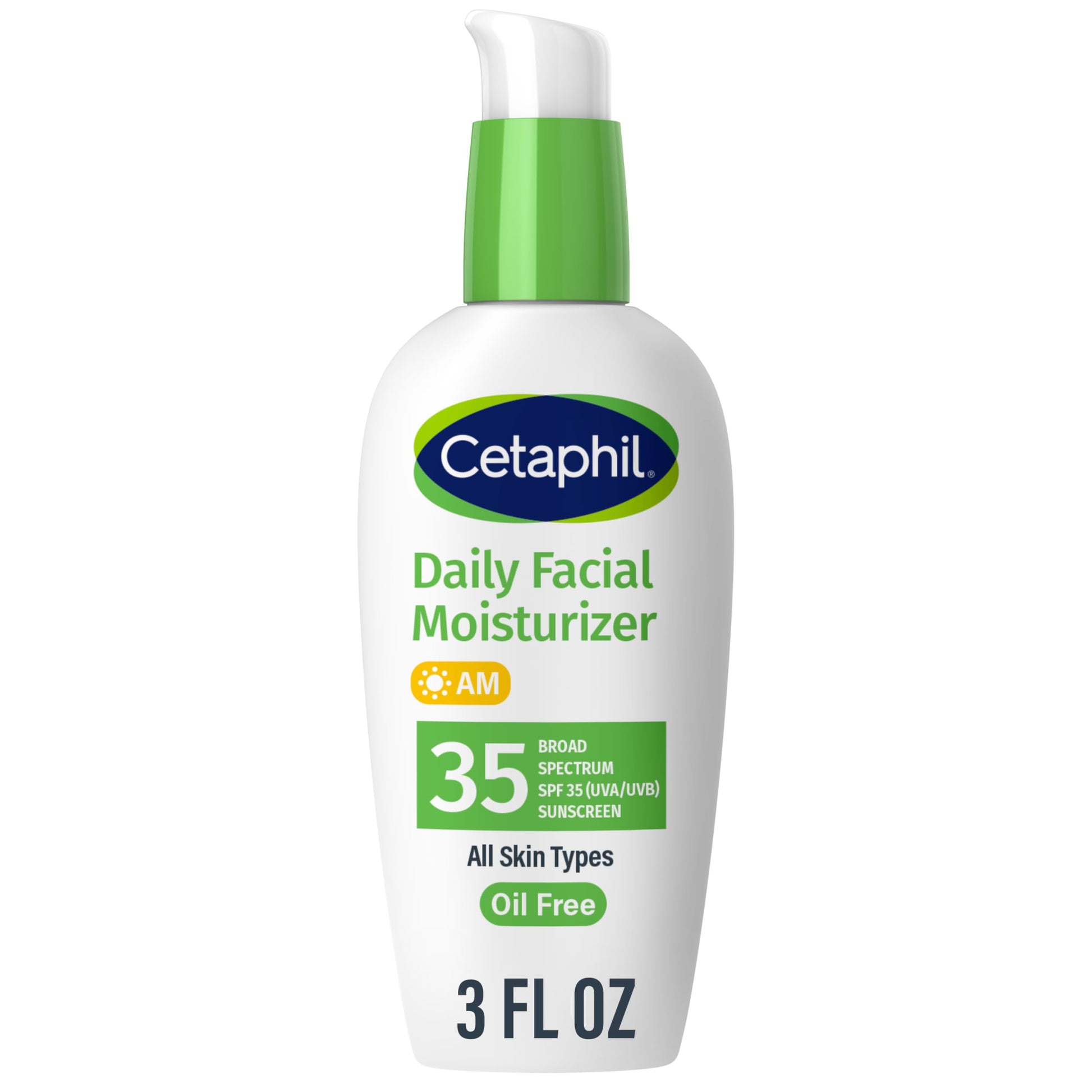 Hidratante Facial Cetaphil Sin Aceites SPF 35 para Piel Sensible Mixta Seca o Grasa