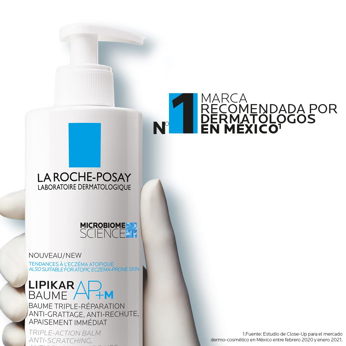Crema Hidratante La Roche Posay Lipikar Baume AP+M para Piel Seca Extra Seca o con Eczema 400ml
