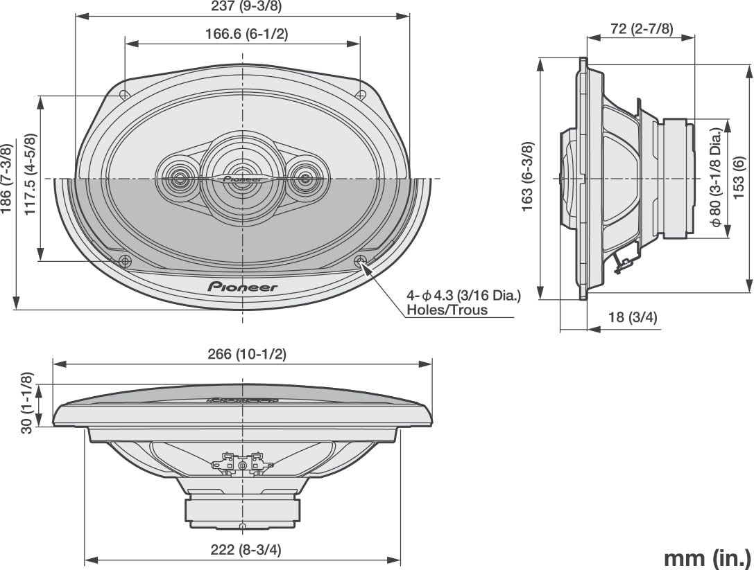 Pioneer TS-A6961F extensión de la garantía