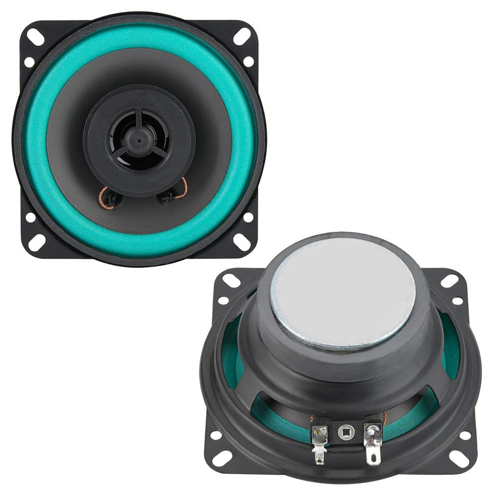 AMONIDA Altavoz de Bocina de Coche de 4 Pulgadas, 100 W, Gran Potencia, Audio para Puerta de Vehículo y Agudos
