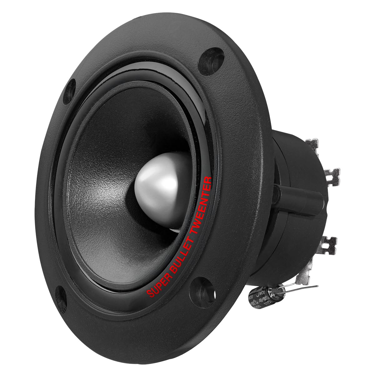 Mitzu Tweeter 4” Plezo Eléctrico Bala Redonda 650 W PMPO