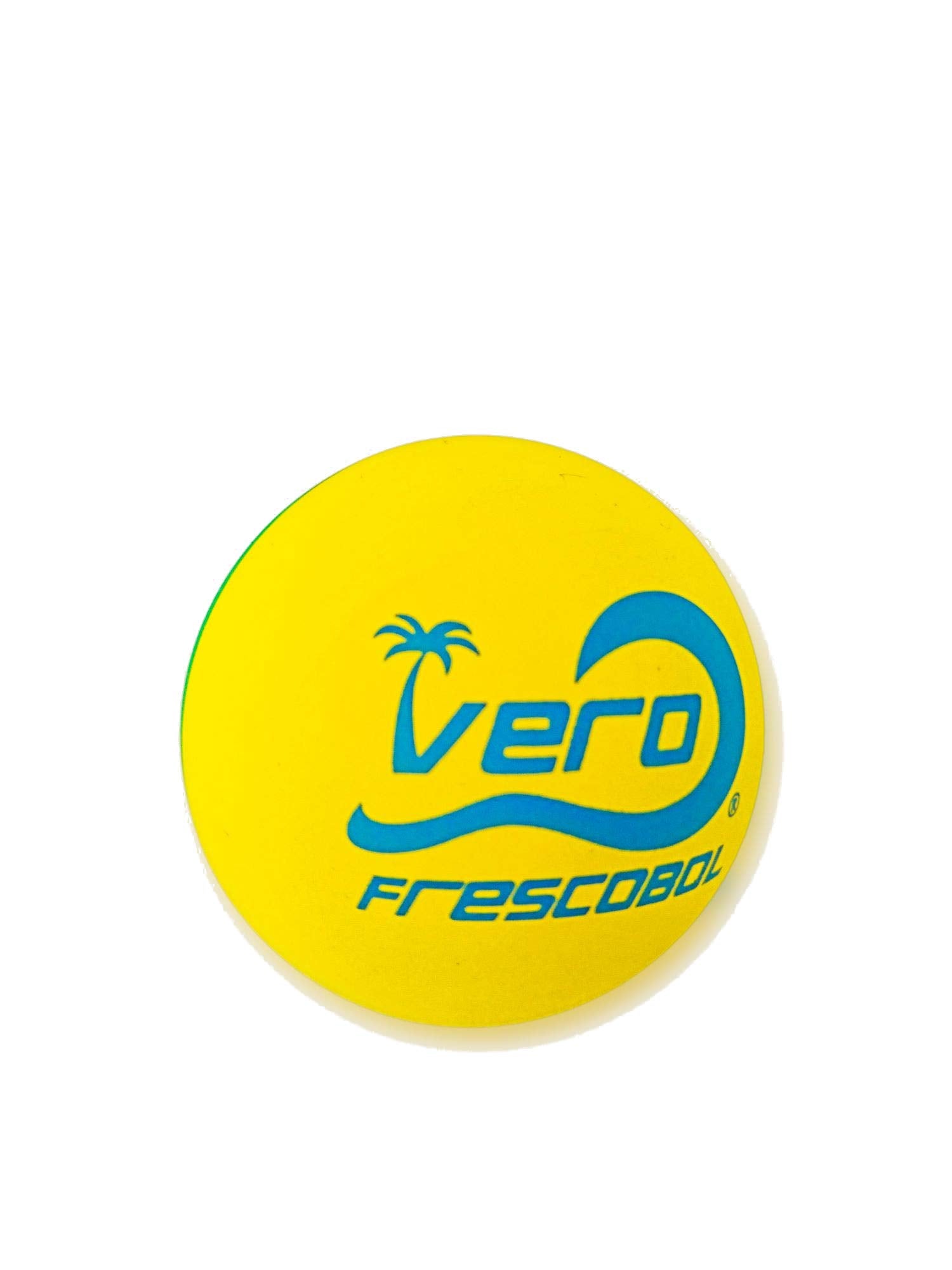 Pelotas Frescobol Pro Vero Brasil Amarillo Verde Paquete de 4