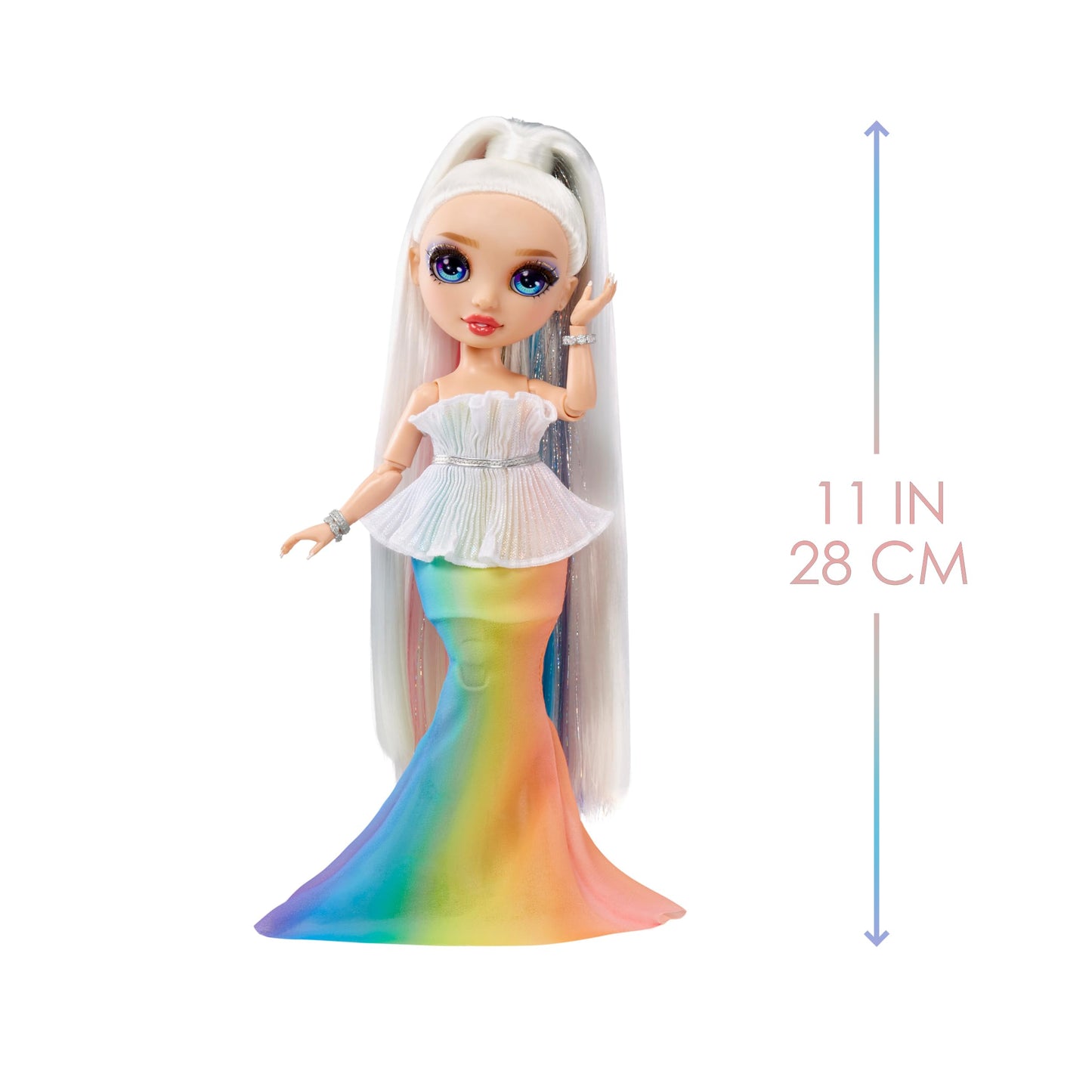Muñeca Rainbow High Amaya Raine Arcoiris con Set de Juegos y Accesorios para Niños y Niñas