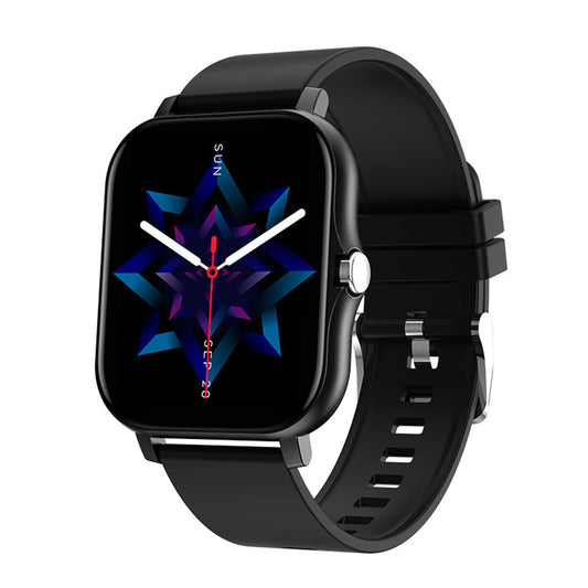 Smartwatch LOLO Negro Deportivo Impermeable Compatible con iPhone y Android para Hombre y Mujer