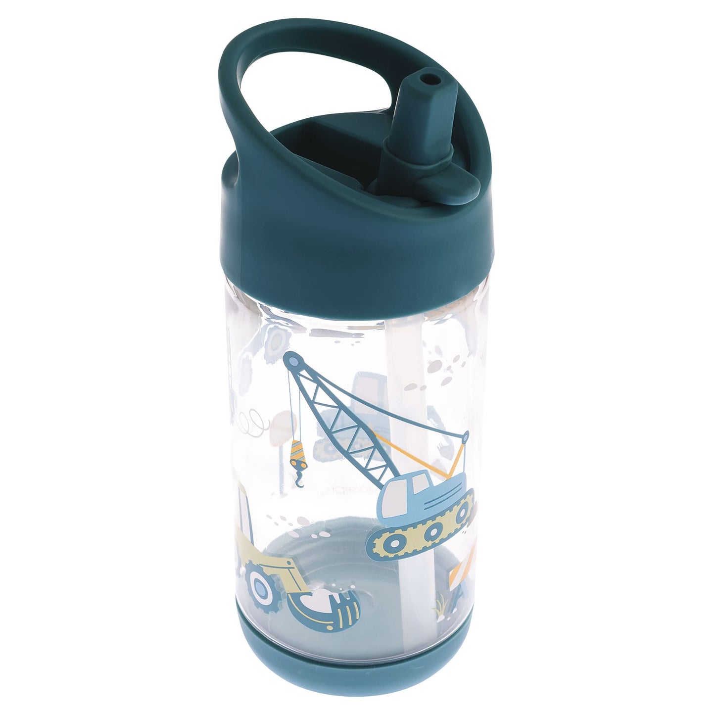 Stephen Joseph, botella de agua con tapa abatible para niños, botella de agua Tritan de 10 onzas, sin BPA, para niñas y niños, botella de regreso a la escuela, construcción