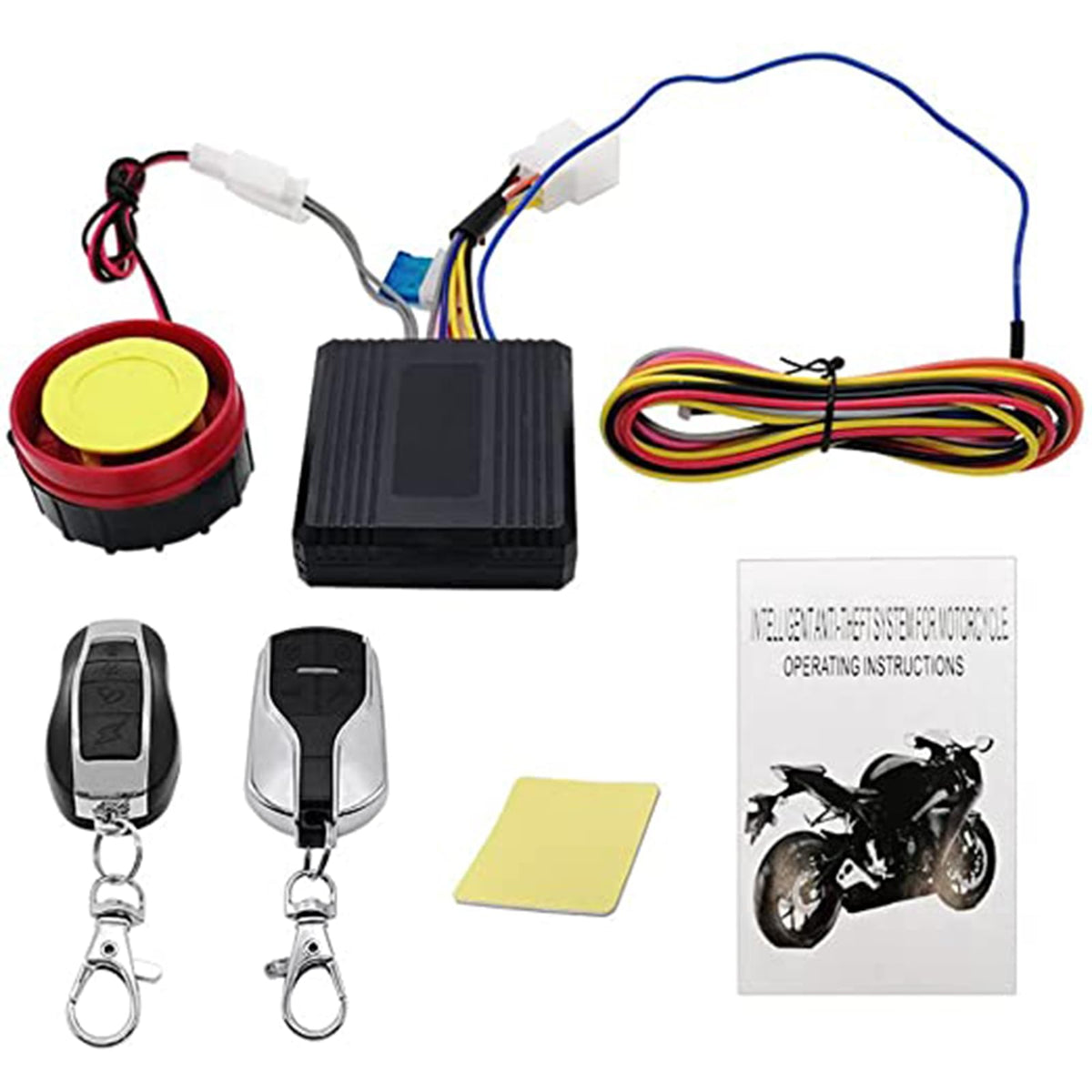 Alarma Universal BIRACO 12V Control Remoto Arranque para Auto y Moto