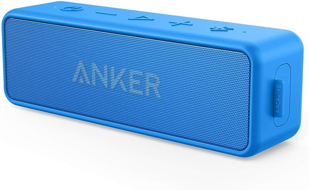 Soundcore Anker 2 Bocina Bluetooth Potente, batería de 24 Horas, protección contra el Agua IPX7, Graves enormes con Dos Controladores de Graves