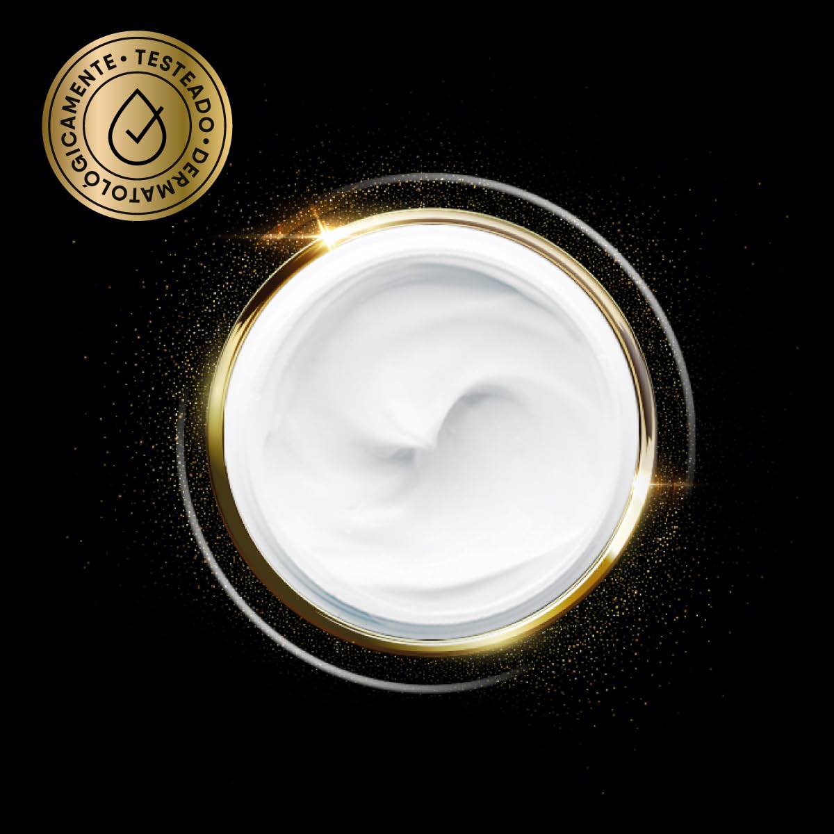 CICATRICURE - GOLD LIFT Crema de Noche. Reduce arrugas gravitacionales, mejora la elasticidad y producción de colágeno, con calcio, silicio y péptidos con oro, tarro con 50g