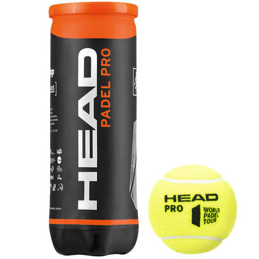 Head Padel Pro - 3 - Pelota - Lata Individual