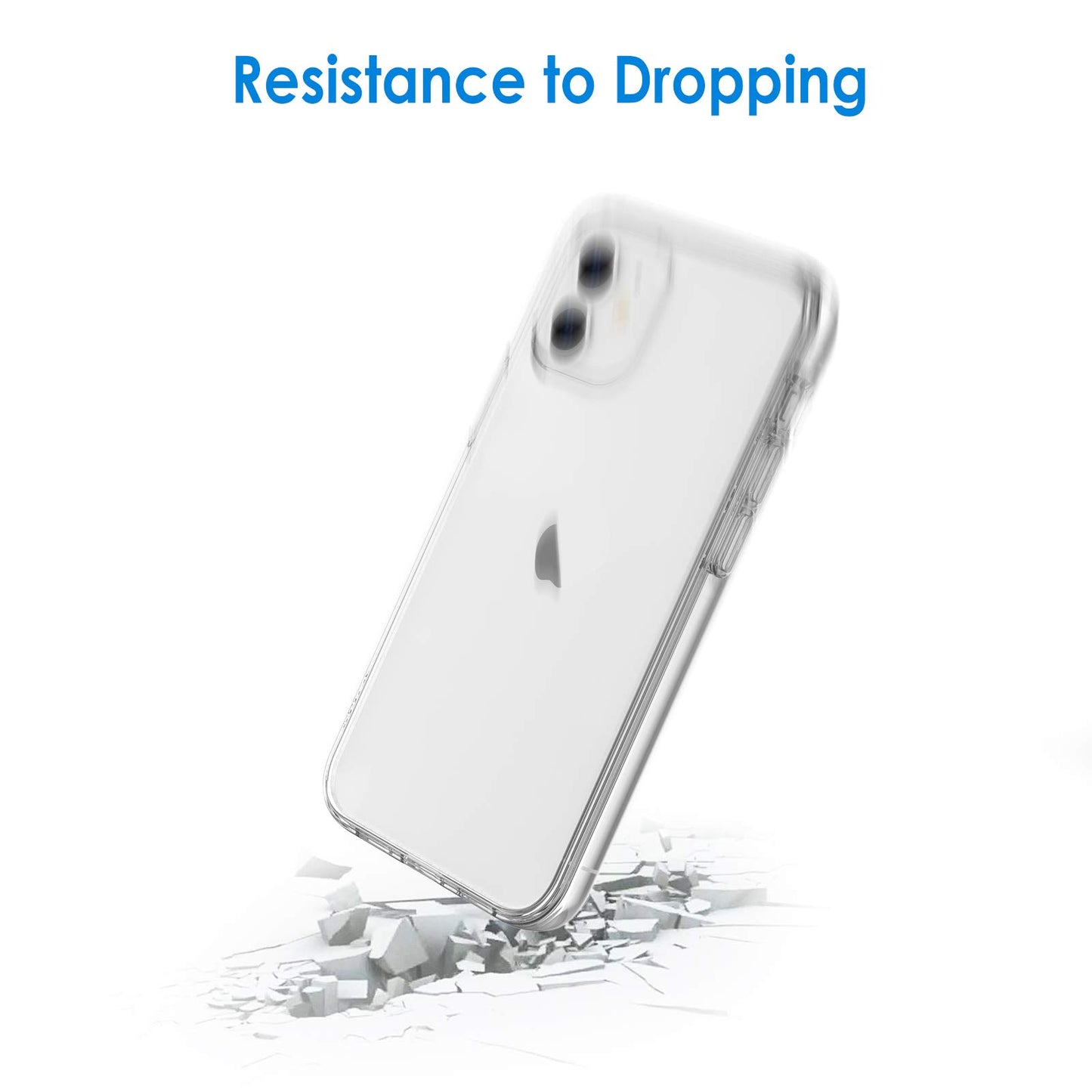 JETech Funda para iPhone 12/12 Pro 6,1 Pulgadas, Anti-Amarillo Carcasa Anti-Choques y Anti- Arañazos (Transparente)
