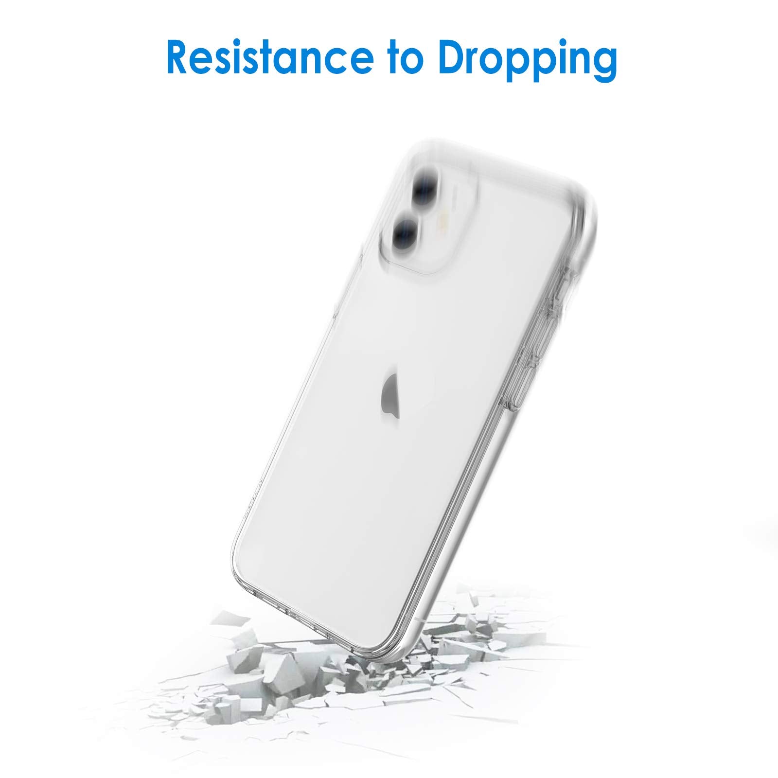 JETech Funda para iPhone 12/12 Pro 6,1 Pulgadas, Anti-Amarillo Carcasa Anti-Choques y Anti- Arañazos (Transparente)