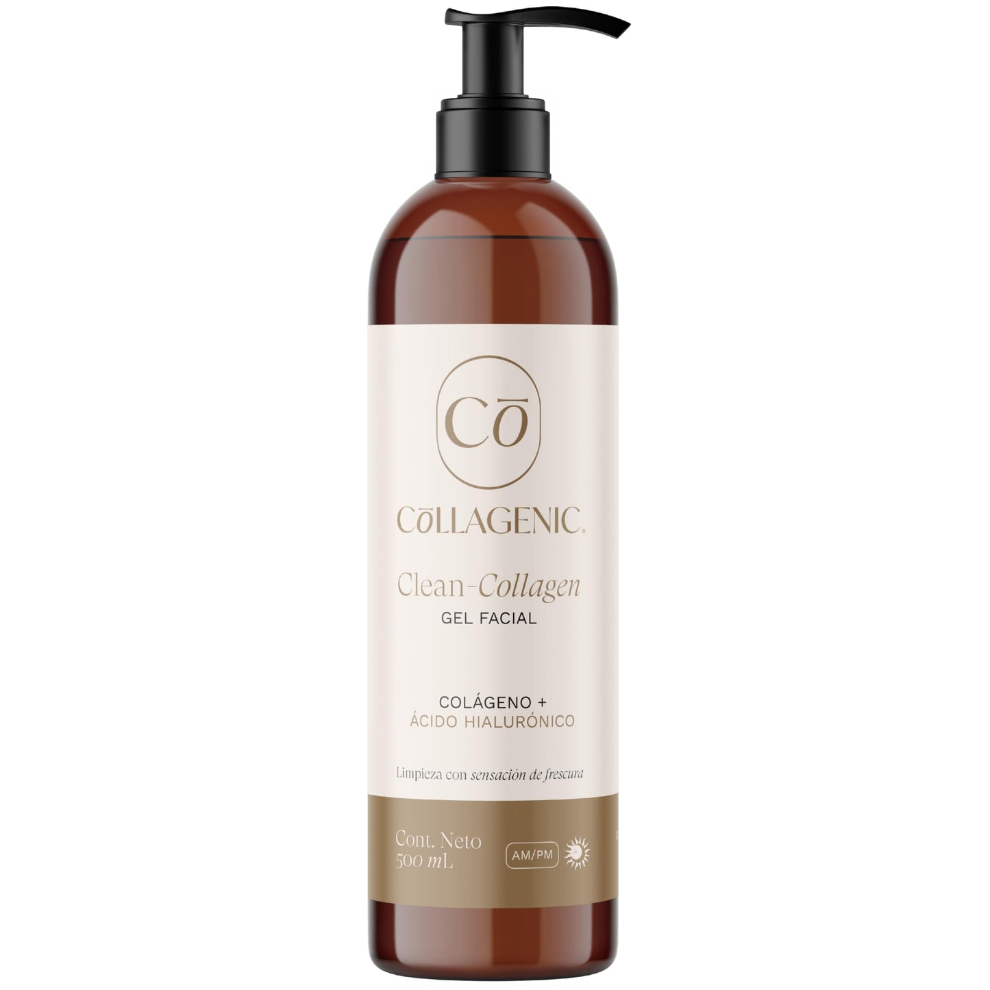 Collagenic |Gel limpiador Facial Diario con Ácido Hialurónico |500 ml