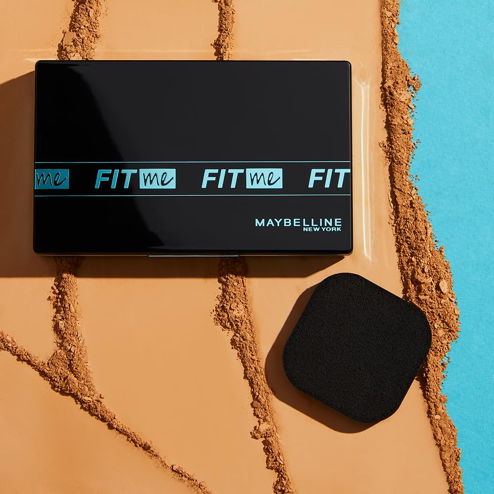 Base de maquillaje en polvo Maybelline Fit Me Natural Beige FPS 44 24h