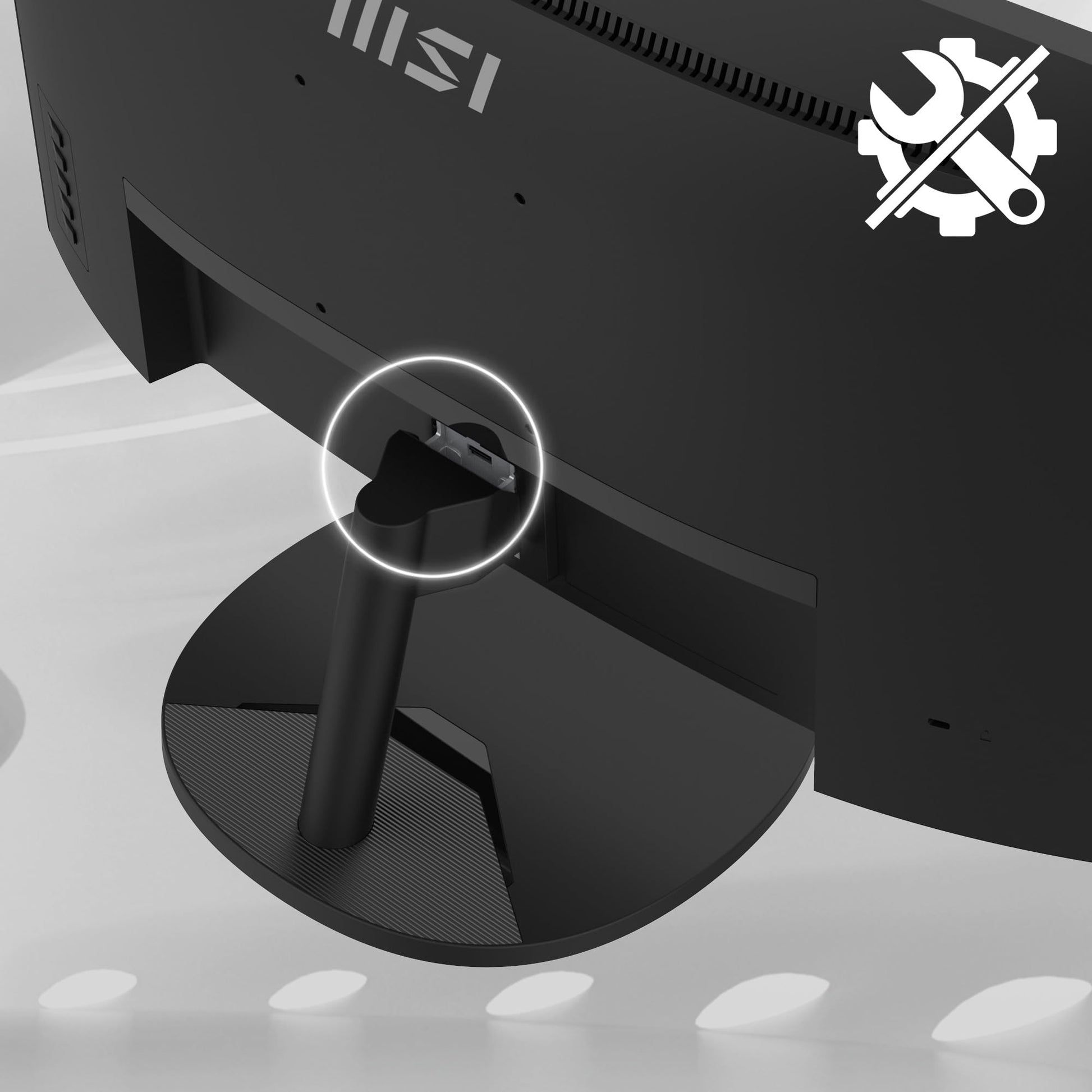 Monitor VA Curvado MSI Pro MP2412C Negro FHD 100Hz 1ms para Computadora