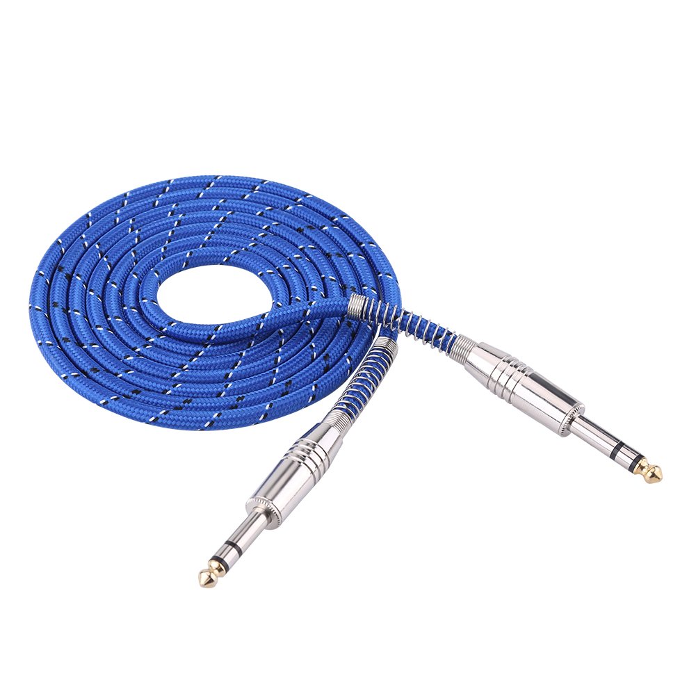 Cable TRS Zerone 1/4 Pulgadas Reducción de Ruido Alta Fidelidad Estéreo 6,35 mm Instrumentos Musicales 1,8 m