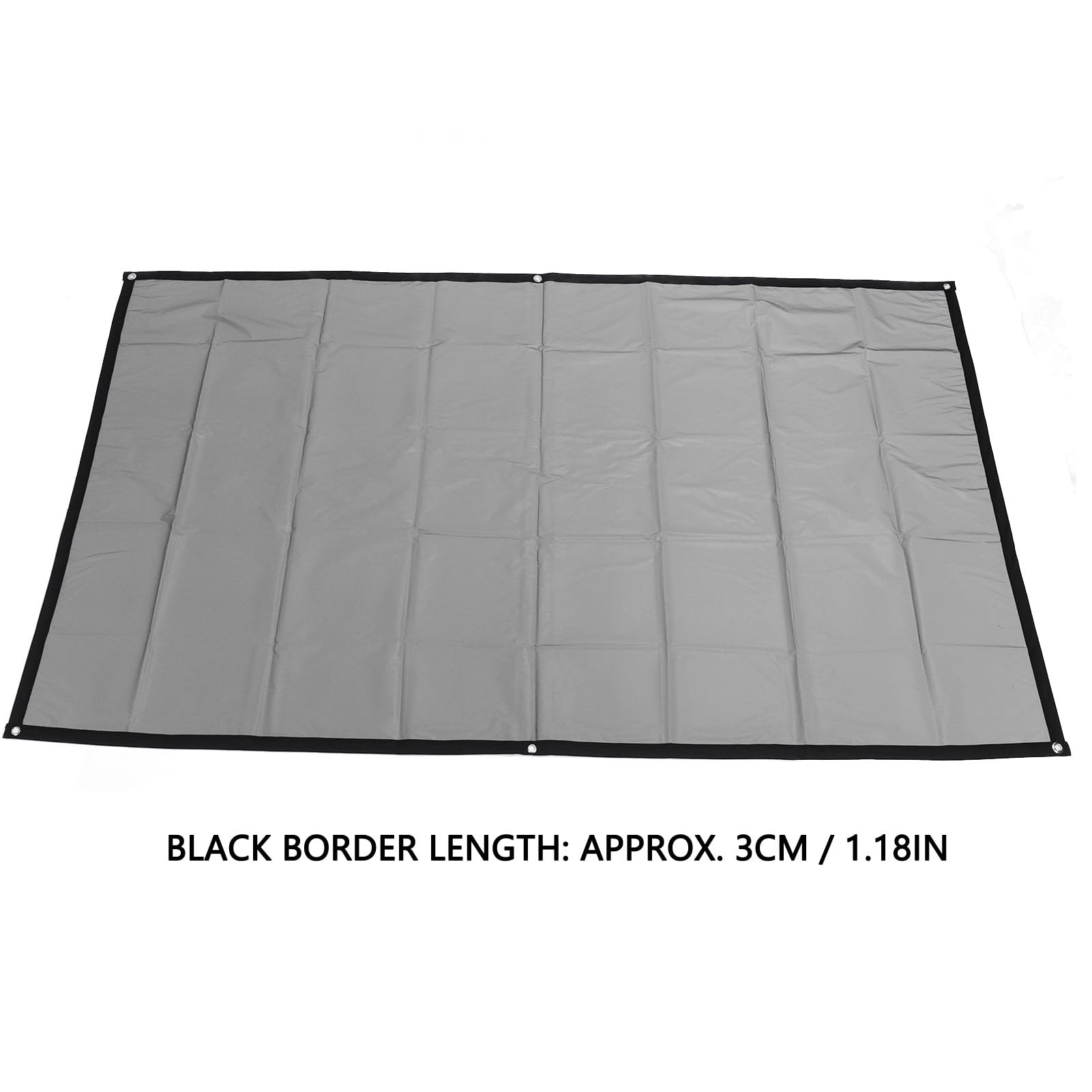 ANGGREK Pantalla de Proyección de 84 Pulgadas, Pantalla de Películas Antiluz de PVC Sintético 16:9 Pantalla de Proyección Portátil Plegable para Montaje en Pared con Ganchos