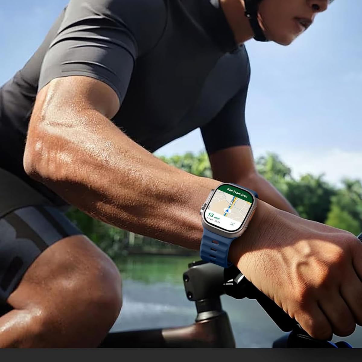 Pack de 6 Correas Tarcisio Compatibles con Apple Watch Ultra en Silicona Deportiva Waterproof