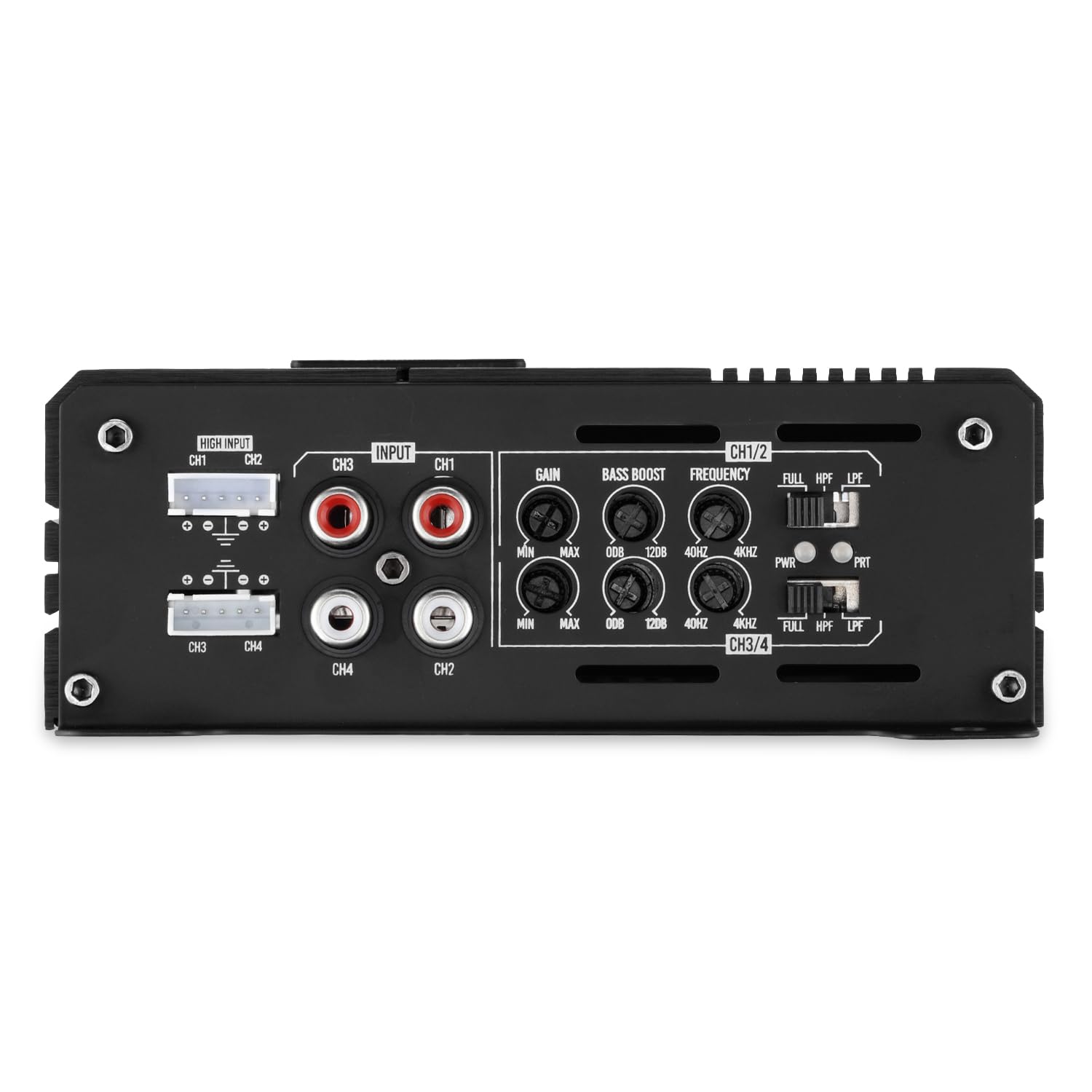 CT Sounds CT-80.4D - Amplificador de audio para coche, clase D de 4 canales, 480 vatios RMS