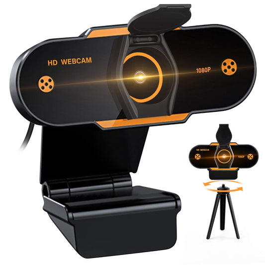Cámara Web Full HD 1080P Ajustable con Micrófono para Conferencias en Mac IOS Windows Xbox