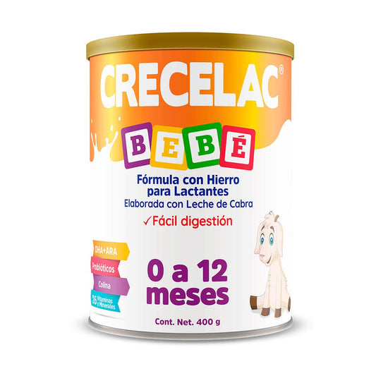 Fórmula Crecelac Bebé 0-12 Meses (400gr)