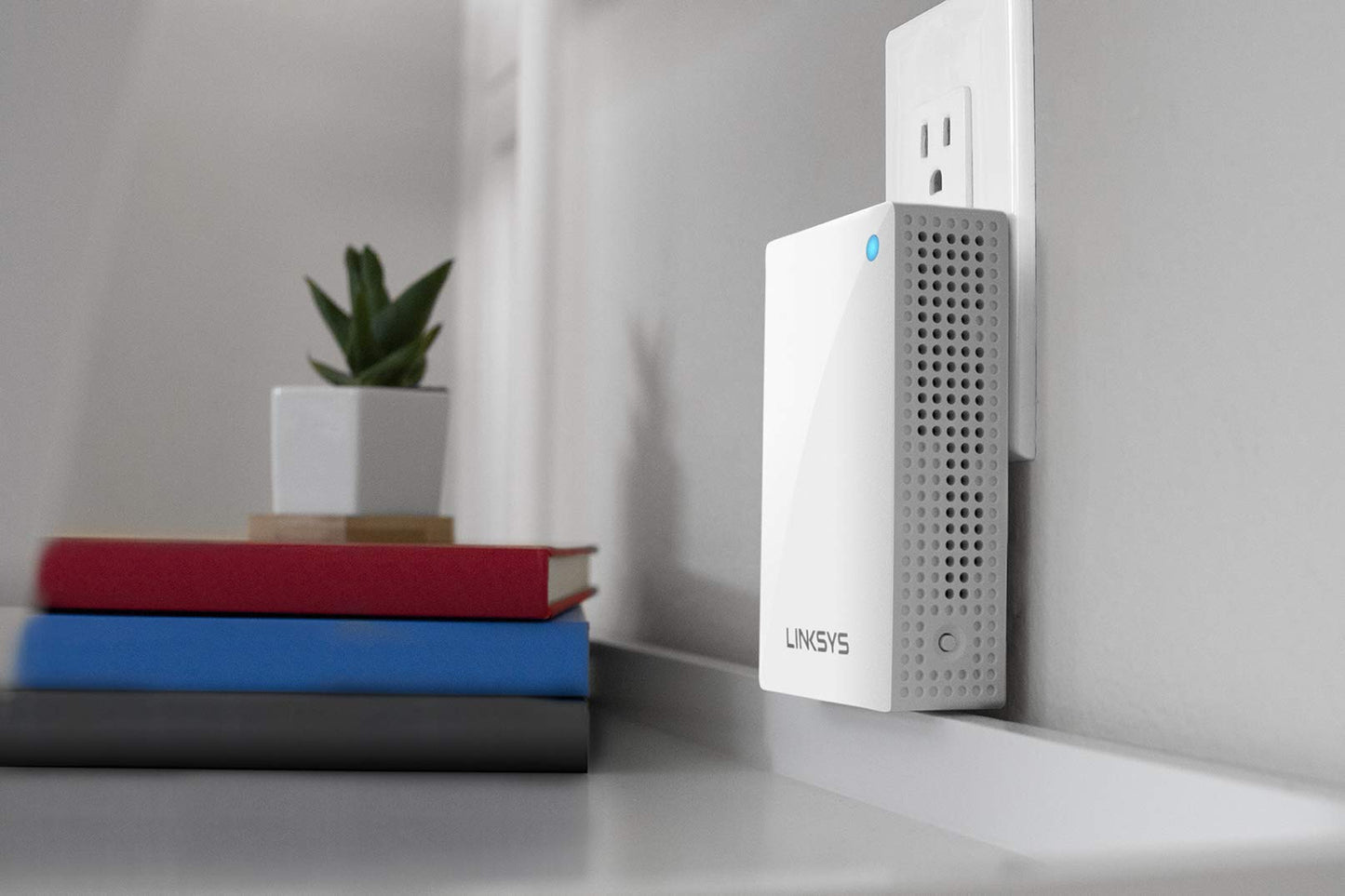 Linksys Velop - Sistema de Malla Inteligente WiFi para Todo el hogar, Funciona con tu Sistema Velop para Extender el Rango y la Velocidad (Reacondicionado)