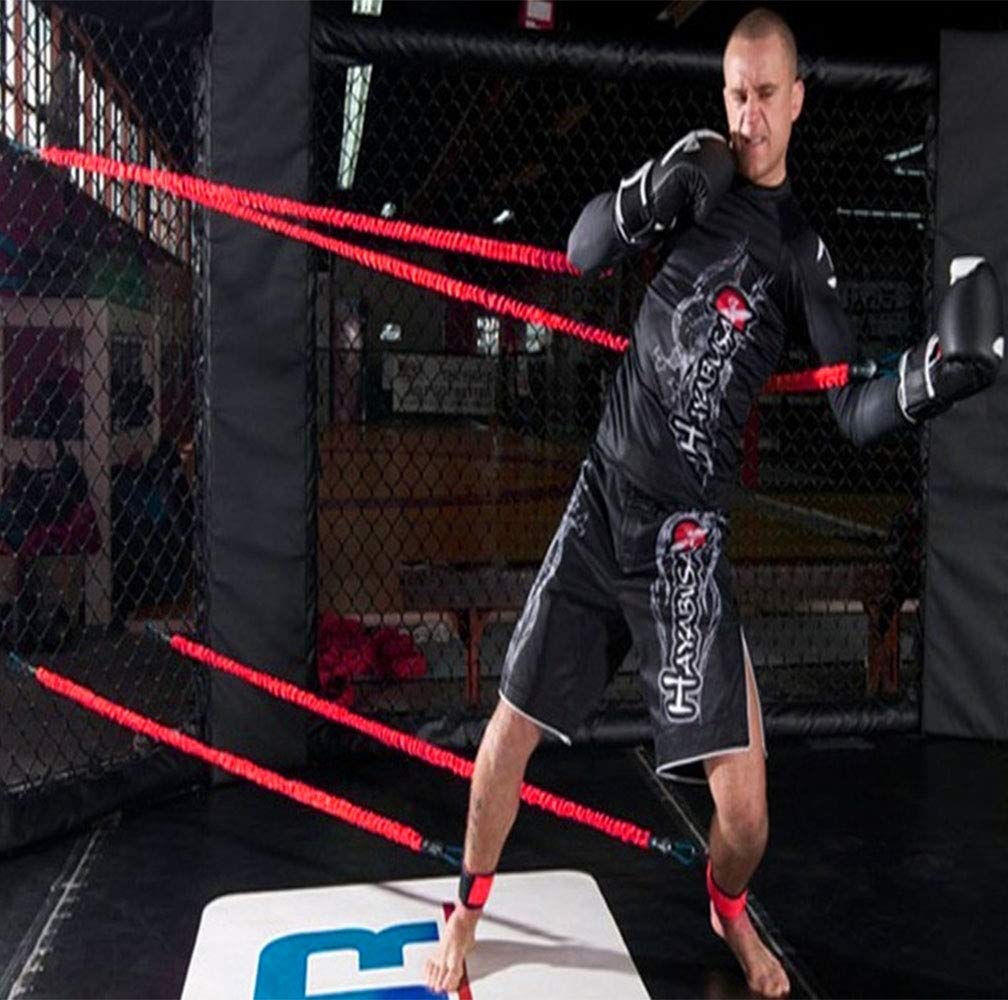 Cuerda elástica YNXing negra de velocidad de aceleración dinámica para entrenamiento de resistencia